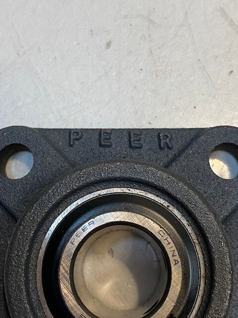 PEER 4-Bolt Flange F205 Insert Bearing UC205-16 | 25mm Bore 3-3/4" W