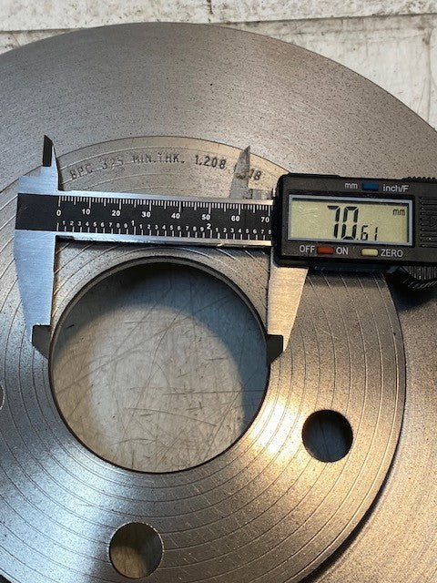 BPC Vented Disc Brake Rotor 325 MIN THK 1,208 0018 | 5x120mm | B71 | 55761