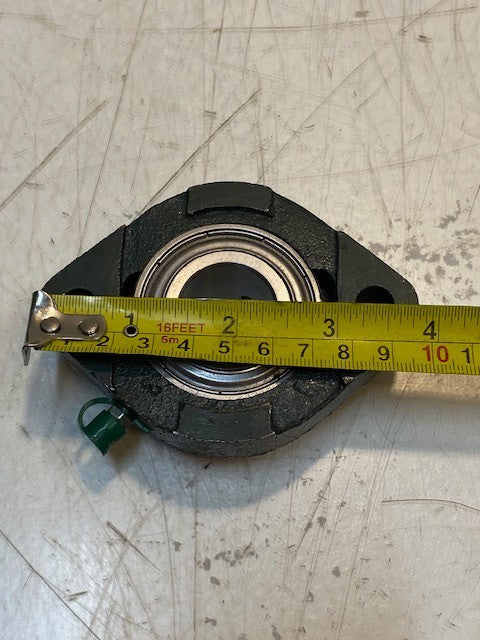 2 Qty of FK 2-Bolt Flanges FW205 w/ Insert Bearings SSB205 | 25mm Bore (2 Qty)