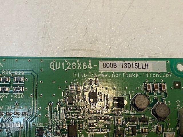 Noritake Itron GU128X64-800B Vacuum Fluorescent Graphic Display Module USED