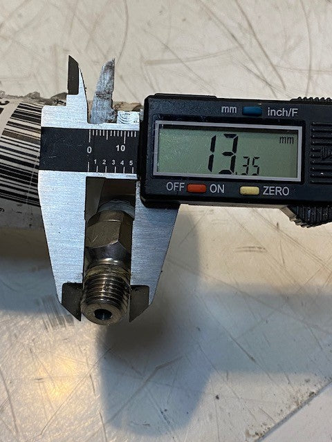 Checkpoint Pneumatic Chemical Injection Pump 13mm Thread 10-1/2" Long 44mm Shaft