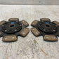 2 Quantity of Clutch Discs 9" OD 25mm Bore 14 Spline (2 Quantity)