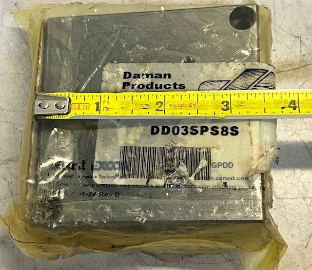 Daman Products DD03SPS8S Side-Ported Hydraulic Subplate D1223309