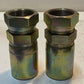 2 Qty of Hydraulic Crimp Female Hose Swivel Hex Fittings 24E | 624 |5" H (2 Qty)