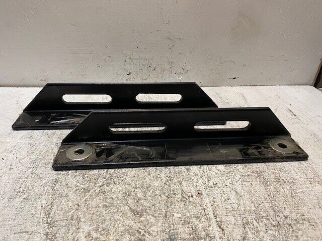 Pair of Mounting Frame Rail Brackets 18" Long 2-7/8" Wide 2-7/8" Tall 20mm Bore