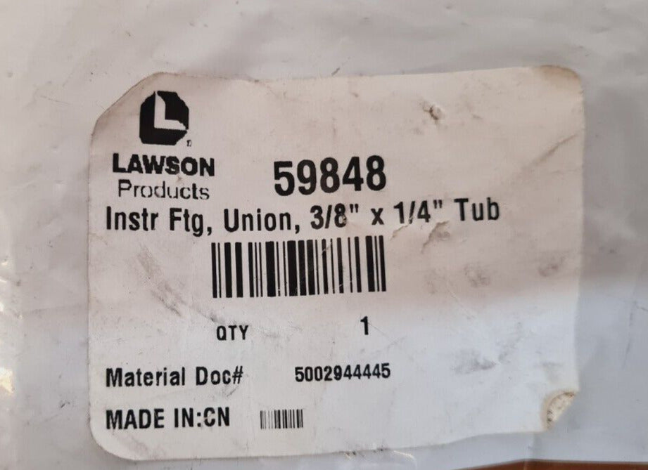 Lawson Instrumentation Male Branch Tee 1/4"T x 1/4M | 59870