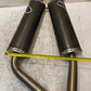 Termignoni Pair Oval Carbon Fiber Exhaust Silencers 45mm Bore 48mm Bore