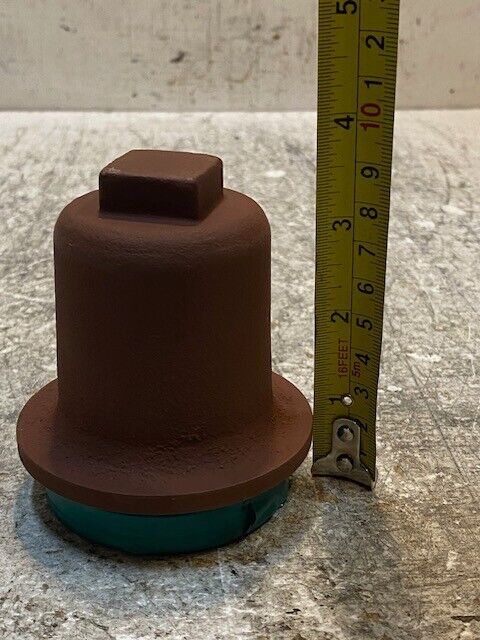 PTO Cap 25mm Square Top 54mm Main 78mm OD 66mm Thread 3-1/2" Tall