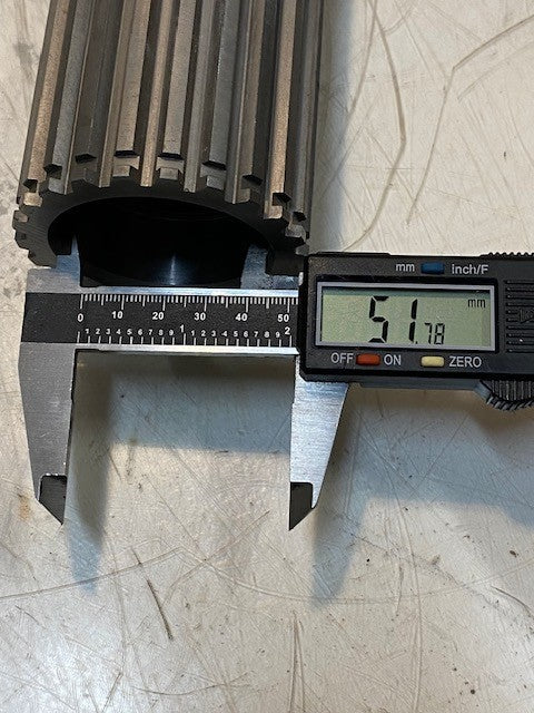 Spline Shaft 22-Spline 72mm OD 52mm ID 15" Long 2-3/4" Wide