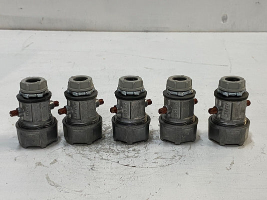 5 Qty of Adalet Jacket Over Armor Conduit Fittings JAG 05B, JAG 95-05 (5 Qty)