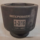 2 Quantity of Mixpower Sockets CR-MO 2-1/16" & 2-3/16" (2 Qty)