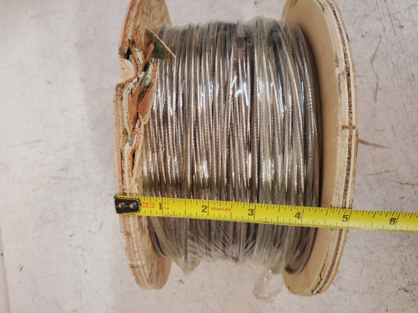 Wire Stainless Steel 1/8" Spool 5"x9.75"x8.5" | 17.9Lb