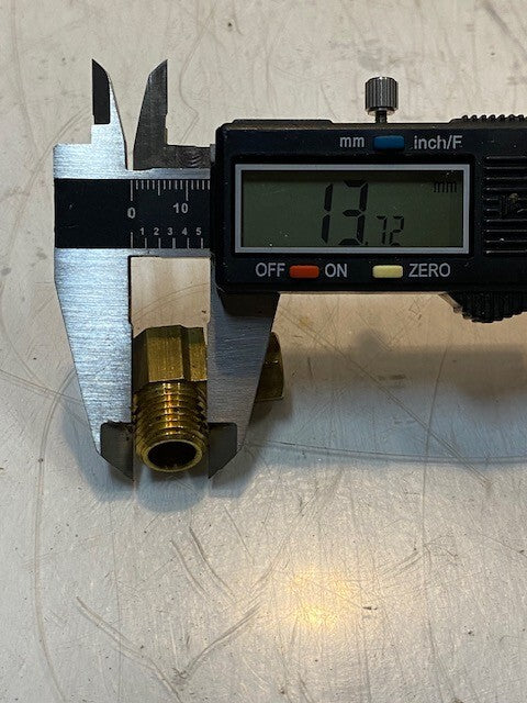 9 Quantity of Brass Craft 69-4-4 Compression X MIP Elbow 1/4" x 1/4" (9 Qty)