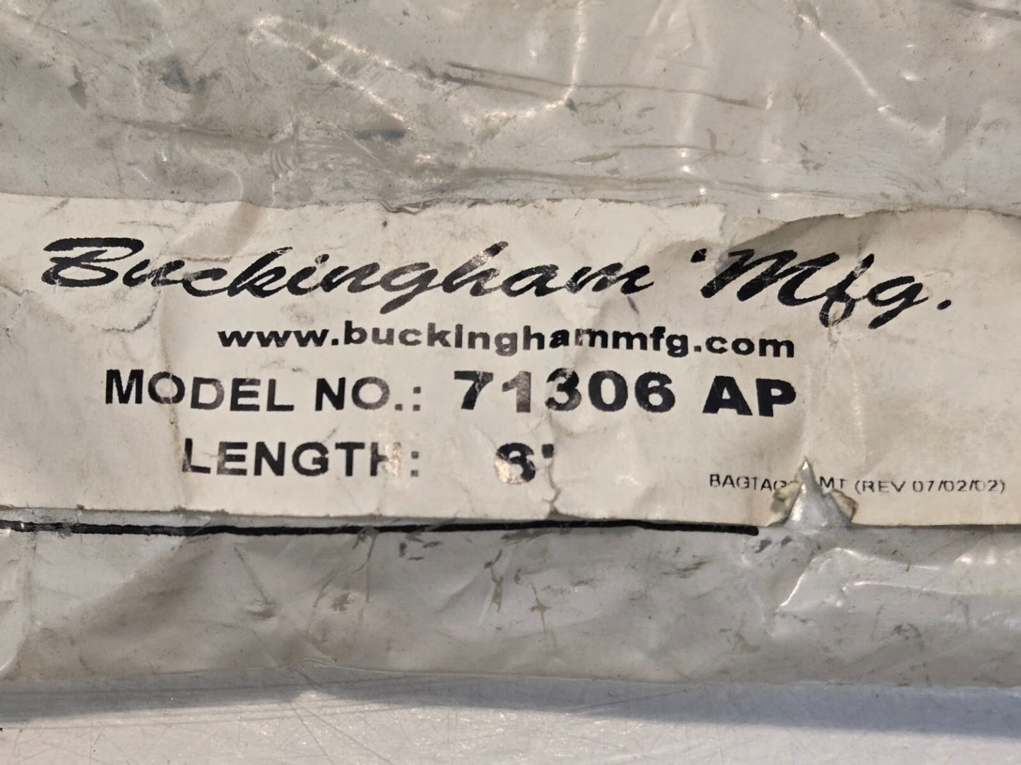 Buckingham MFG 71306 AP 6' | Anchor Point with 2 Rope Snaps 6' Length
