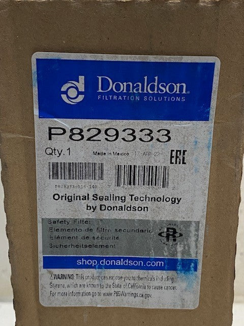 Donaldson Filtration Solutions P829333 Air Filter Safety Radialseal