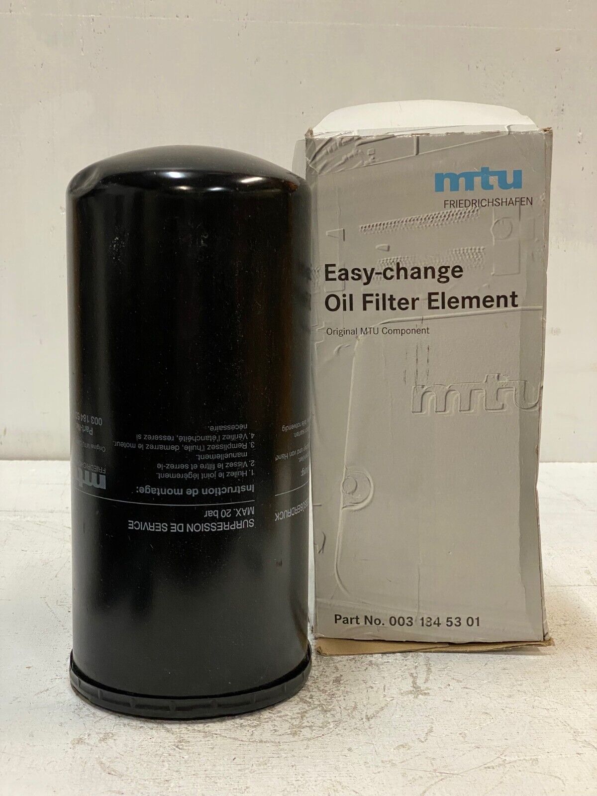 MTU Easy-Change Oil Filter Element 0031845301