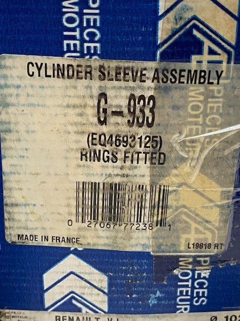 AE Pieces Moteur Cylinder Sleeve Kit G-933 | EQ4693125 | 5332200 | 46915/02