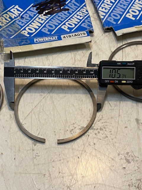 3 Quantity of Perkins Power Part 4181A019 Piston Ring Sets (3 Pcs Each Set)