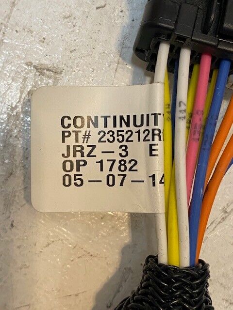 Continuity Test Wiring Harness 235212REV-B | JRZ-3 | OP1782 | 05-07-14