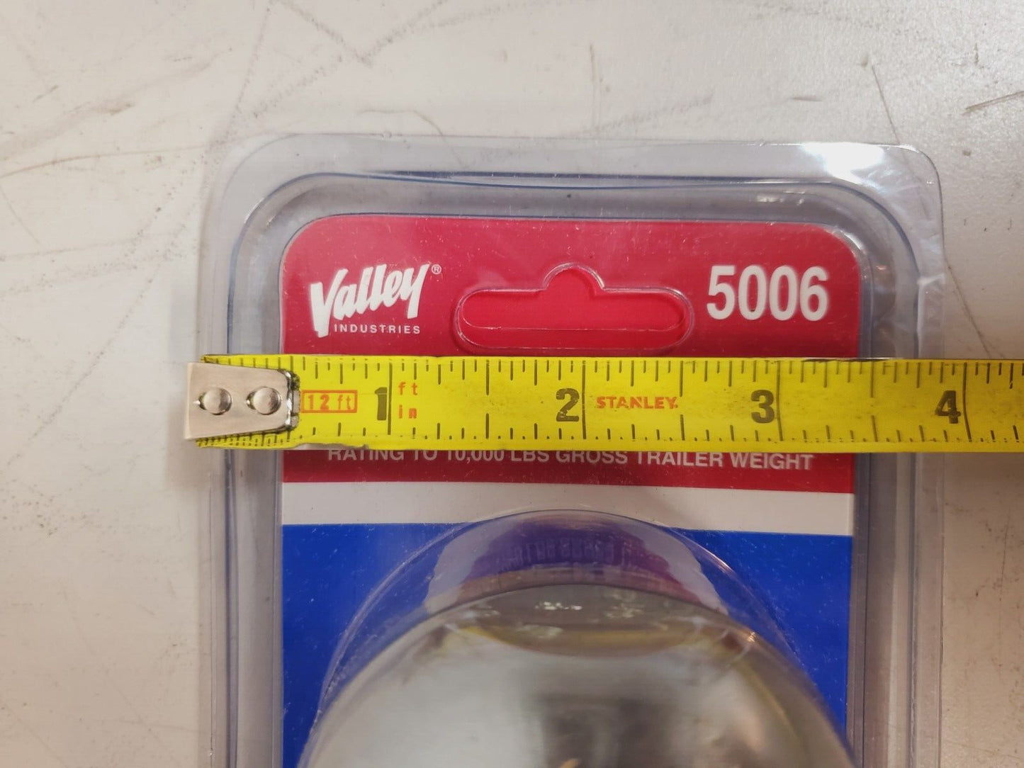 8 Qty. of Valley Trailer Ball 5006 | 10000Lb | 1-1/4"x2-1/8" Dia 2-5/16" (8 Qty)