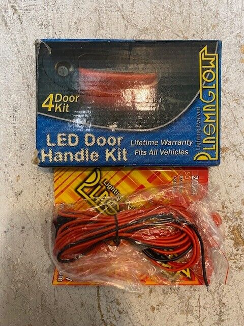 Plasma Glow LED 4-Door Handle Kit, Red