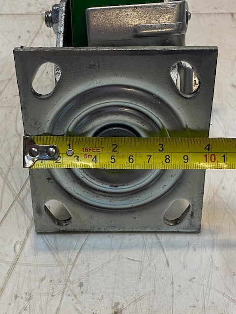 2 Quantity of Encore 4 Series 6" Swivel Green Caster Wheels 6x2 (2 Quantity)
