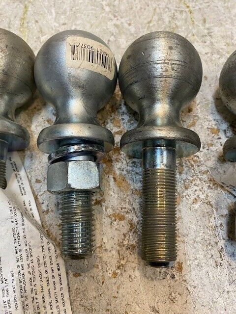 6 Quantity of ACME 2" 3,500 lbs Trailer Ball Hitches 2-1/4" Shank (6 Quantity)