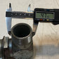 Hydraulic Elbow Adapter 3-1/2" L 3-1/4" H 47mm OD Thread 33mm ID