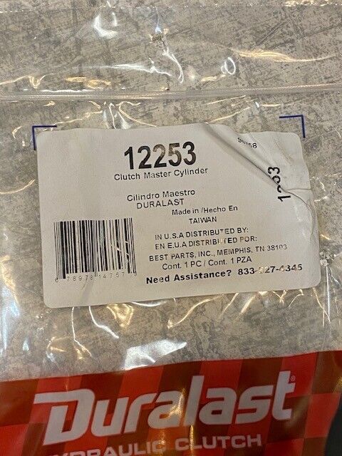 3 Quantity of Duralast 12253 Clutch Master Cylinders M-32 (3 Quantity)