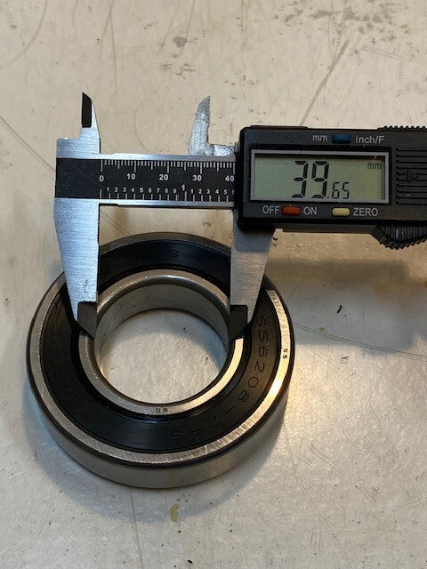 2 Quantity of IKS SS6208-2RS Single Row Ball Bearings 80x40x18mm (2 Quantity)