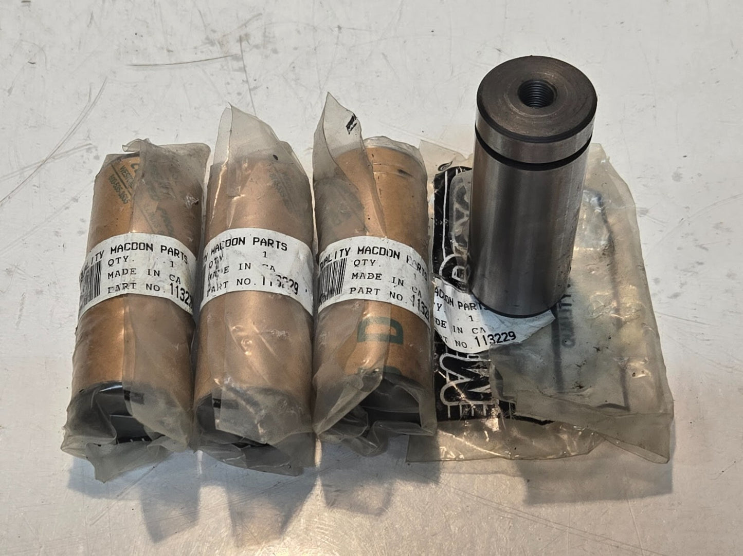 4 Quantity of MacDon Parts 113229 Knife Head Pins 3-5/16" x 1-1/4" (4 Qty)