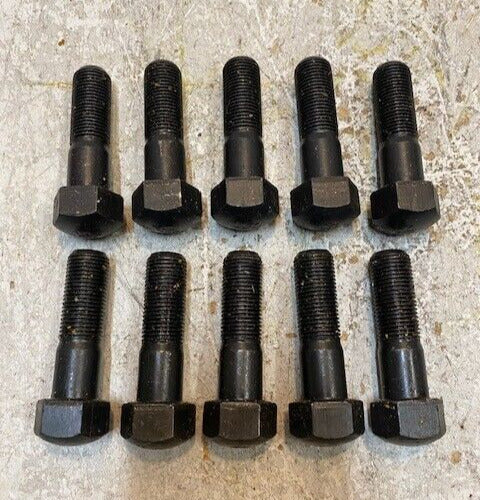 10 Qty of Caterpillar CAT 5F Hex Head Bolts 2-3/4" Long 16mm Thread (10 Qty)