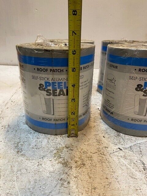 4 Quantity of Peel & Seal Self-Stick Aluminum Faced 6" x 25' (4 Quantity)