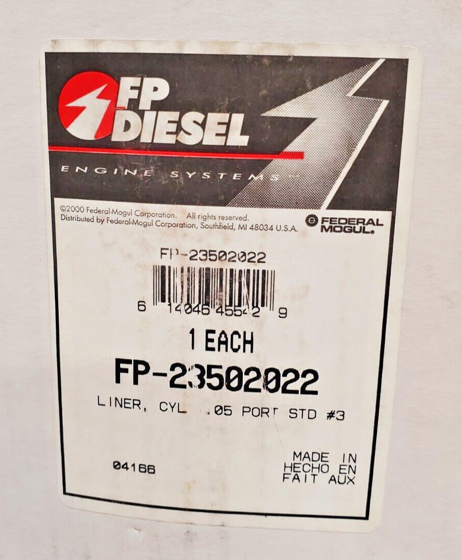 FP Diesel Liner Cylinder FP-23502022 | 1.05 PORT STD #3 | 04166