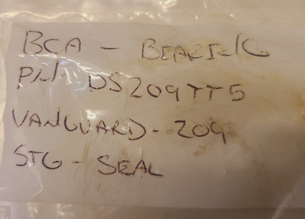 BCA Square Bore Ball Bearing DS209TT5 | STG-SEAL