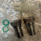 IFM E40200 Flow Meter Mounting Adapter Set of 2 for Flow Sensors