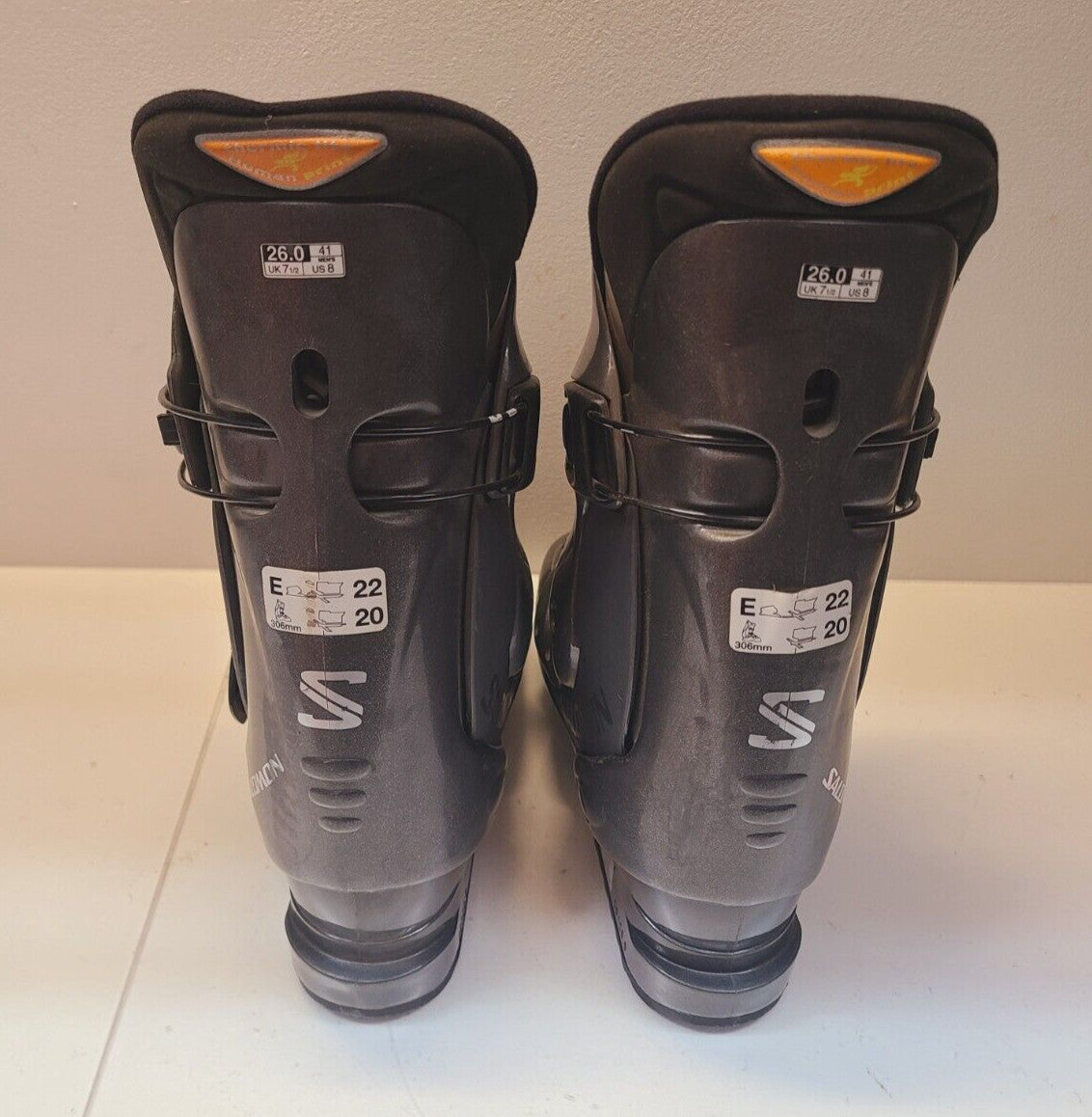 Salomon Symbio Ski Boots 500 Metal Grey | RPZ21260 | 26.0 | 41 Men | UK 7-1/2