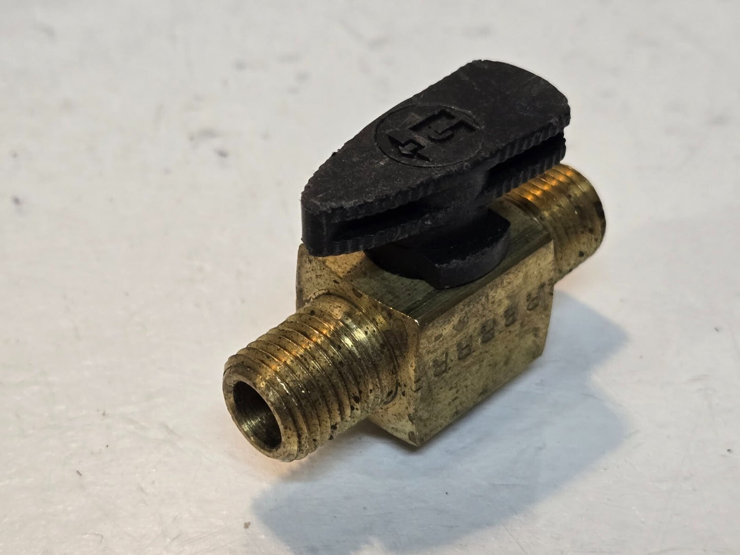 5 Quantity of Quarter Turn Plug Valves 1/4"x1/4" MPT for Parker PV607-4 (5 Qty)