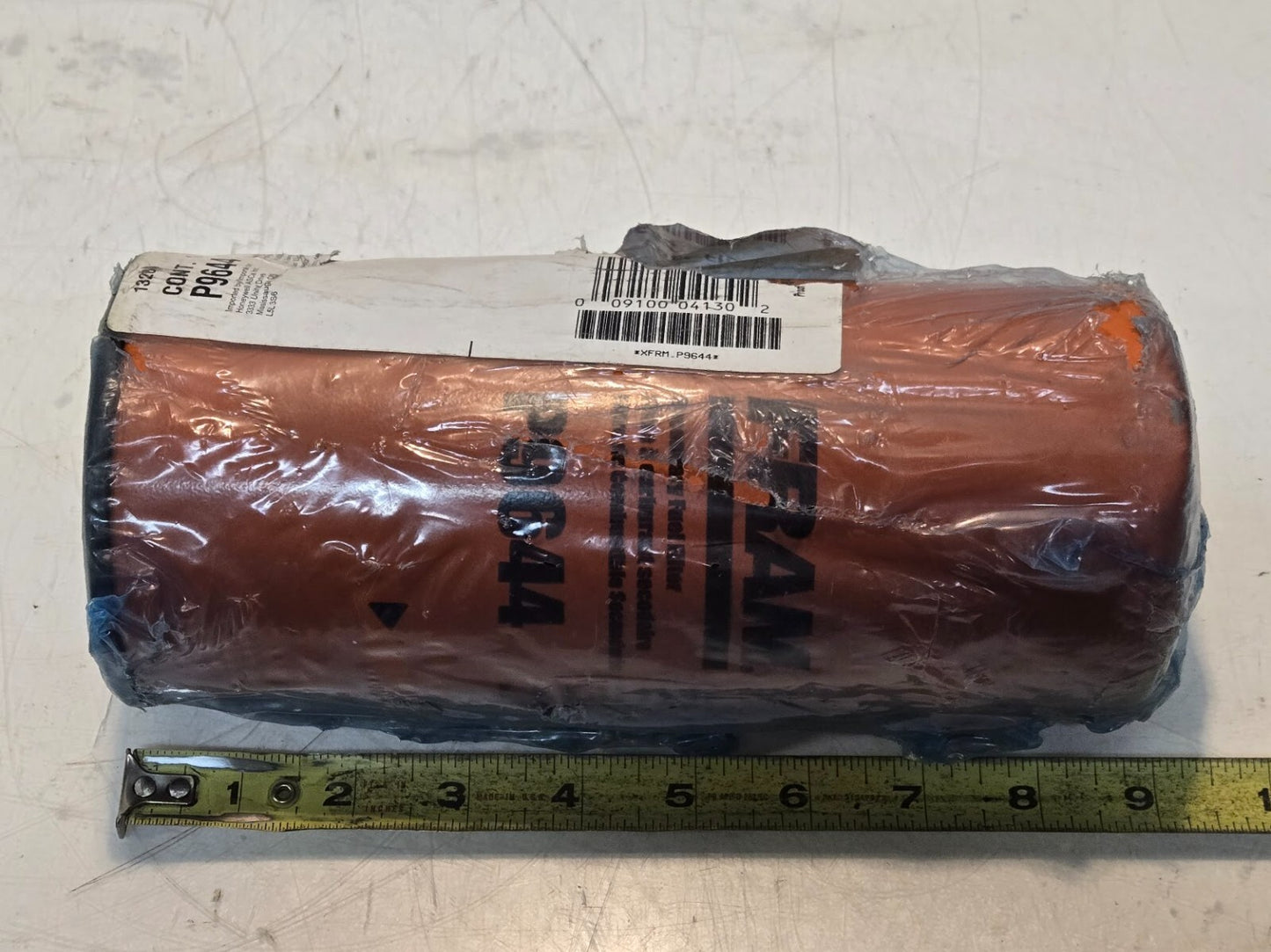 Fram Spin-on Fuel Filter P9644 | 13264 | 009100041302 | 9" Long 3.75" Diameter