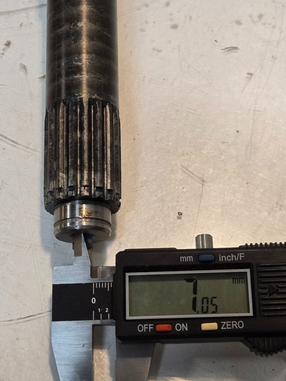 EMPI IZ-109-3-503 CV Axle Joint | 17 Spline Output 25 Spline Input | 8-3/8" Long