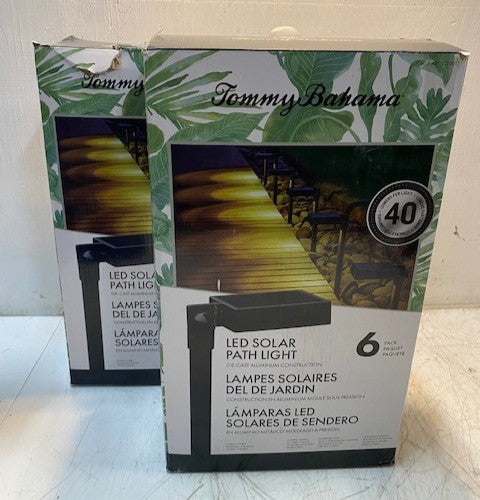 2 Quantity of Tommy Bahama Solar LED Path Light 6-Pack 2310012 (2 Quantity)