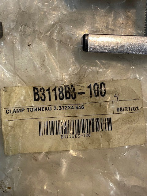 4 QUANTITY of TONNEAU MOUNTING CLAMPS 3.372x4.648 | B3118B3-100 (4 QUANTITY)