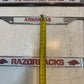 2 Quantity of Arkansas Razorbacks Chrome Metal License Frames FC360104 (2 Qty)