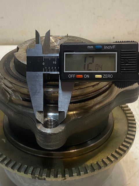 Wheel Hub & Bearing Assembly 1163 | 6-1/2" OD 10-Bolt 12mm Bolt Holes 80-Teeth