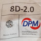 2 Qty DPM Double-Sided Inverted Stud Penetration Fitting 8D-2.0 (2 Qty)