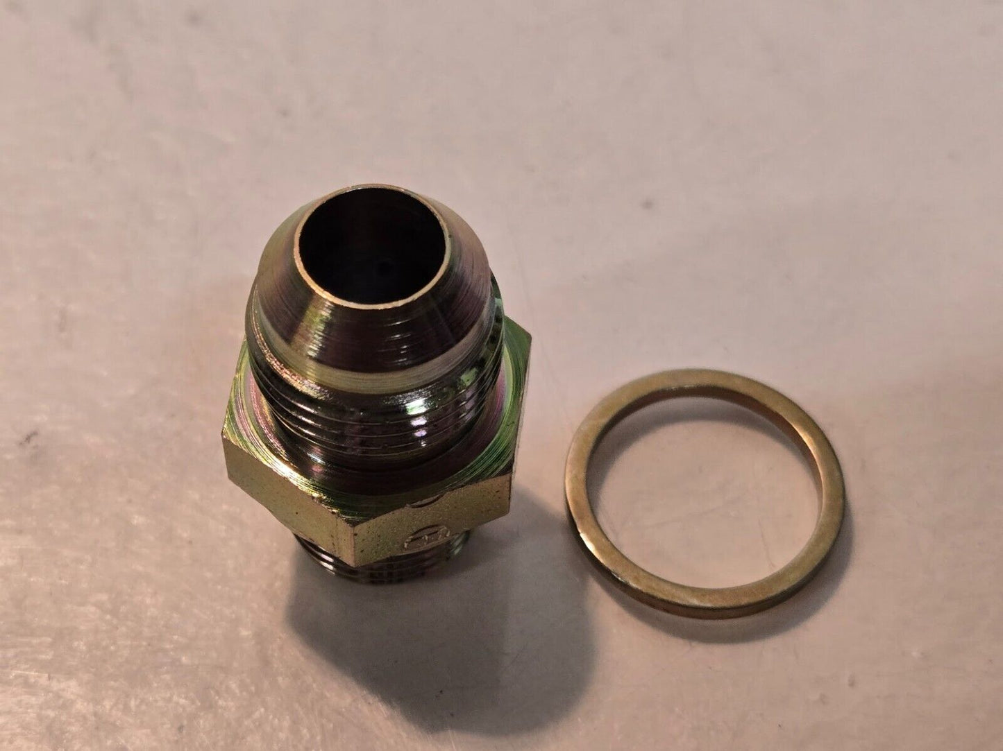 8 Quantity of Parker 8F40MXS 05-II 17 Triple-Lok 37 Flare Fittings (8 Quantity)