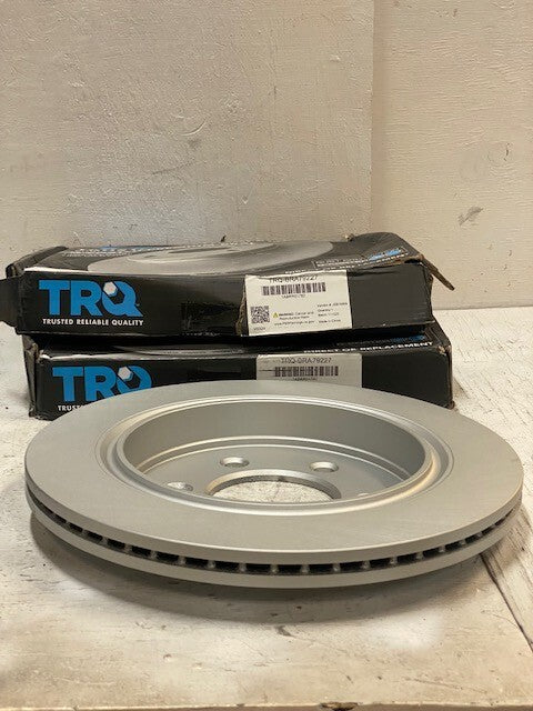 Set of 2 TRQ G-Coated Premium Disc Brake Rotors BRA79227 (2 Quantity)