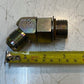 6 Qty of 45 Degree Flare Elbow Straight Thread Hose Fittings 27mm Thread (6 Qty)