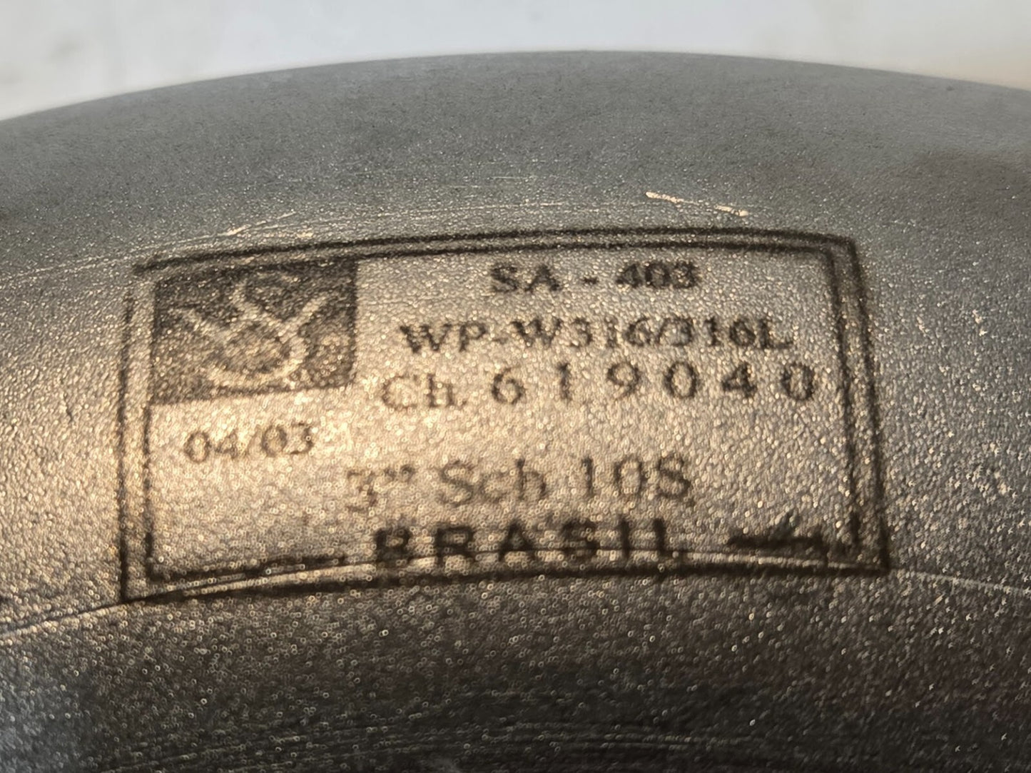 6 Quantity of 45 Degree Elbows | 3" Sch 10S | SA-403 | WP-W316/316L (6 Qty)