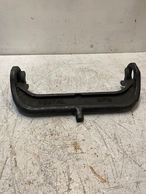 Vestal MFG 1" Cast Iron Water Meter Yoke Bar 15" Long w/ 1 Notch